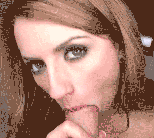 milf sucking dick and looking straight in the eyes