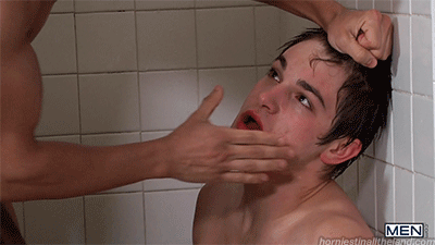 gay domination, in shower